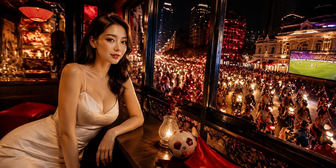 Người dùng tại TP Hồ Chí Minh theo dõi cá cược thể thao và giải thưởng bên tách cà phê